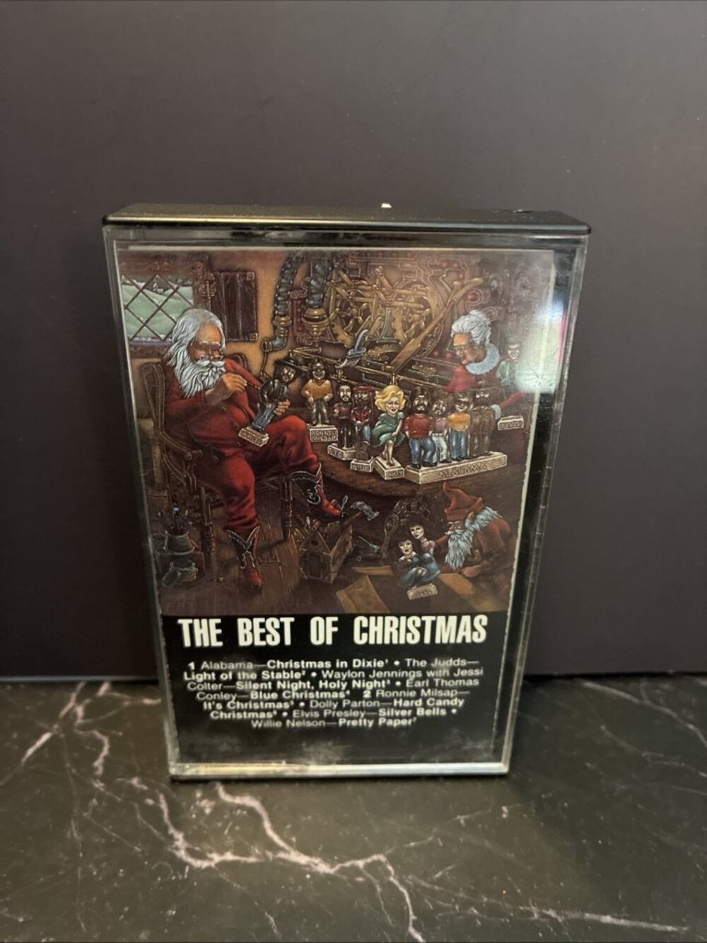 Vintage The Best Of Christmas Cassette Tape RCA Country Holiday Alabama Elvis